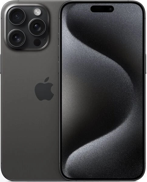 iPhone 15 Pro Max Zwart